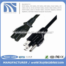 VENTE CHAUDE 3pin US OEM Computer Power CORD Cable